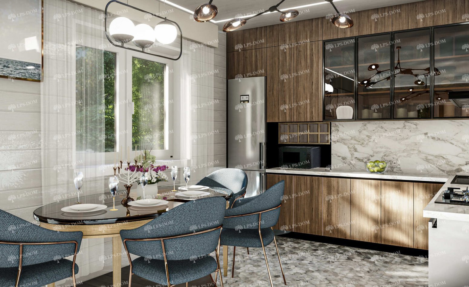 КАРКАСНЫЙ ДОМ САН РАФАЭЛЬ фото интерьера 6