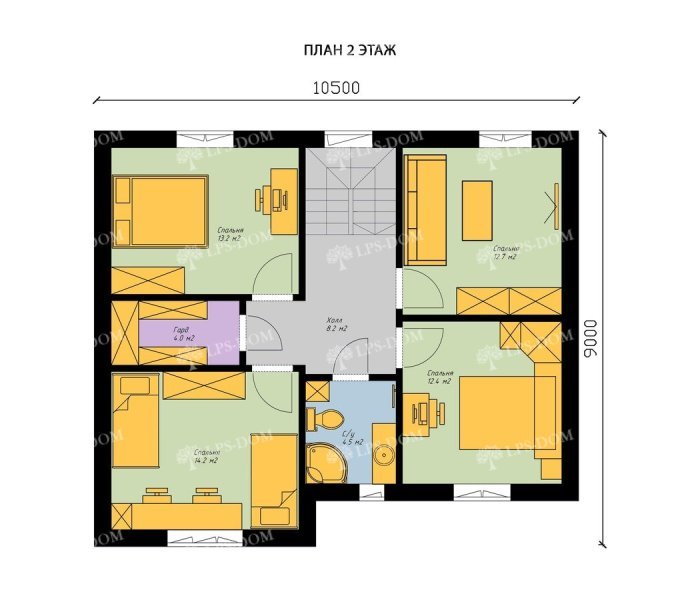 КАРКАСНЫЙ ДОМ ОУЛУ планировка 2