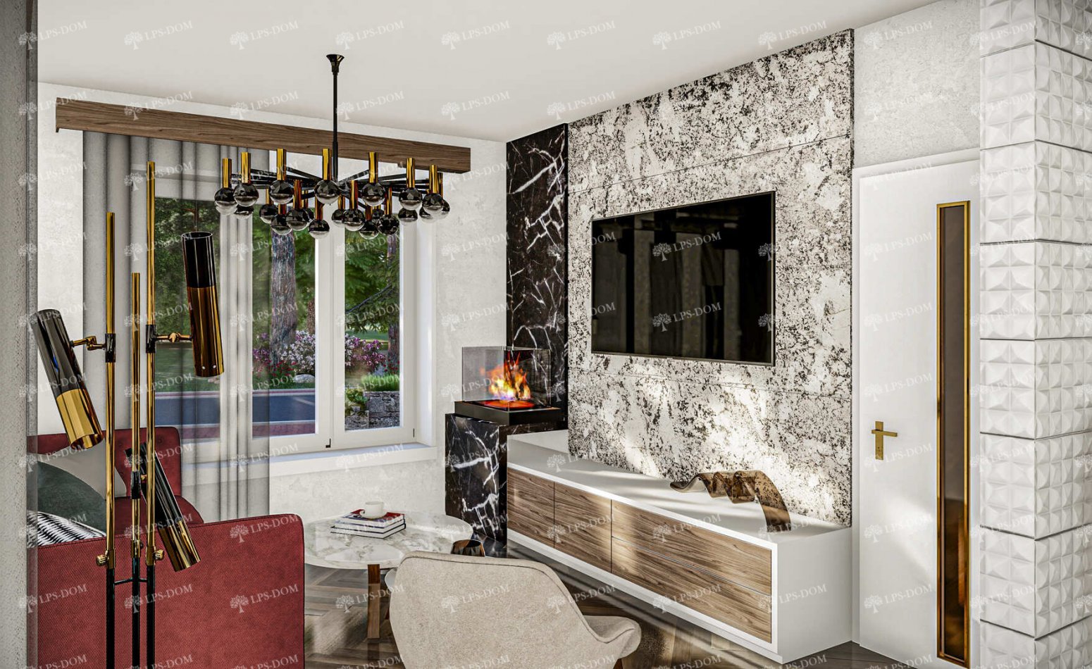 КАРКАСНЫЙ ДОМ ЛАГОС фото интерьера 3