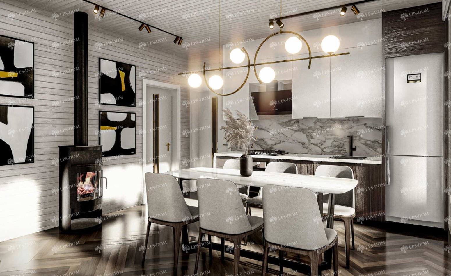 КАРКАСНЫЙ ДОМ РАГУЗА фото интерьера 25