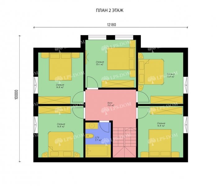КАРКАСНЫЙ ДОМ ФОРЛИ планировка 2
