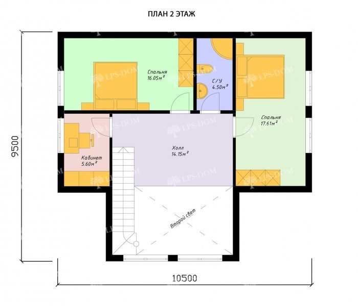 КАРКАСНЫЙ ДОМ МОНПЕЛЬЕ планировка 2