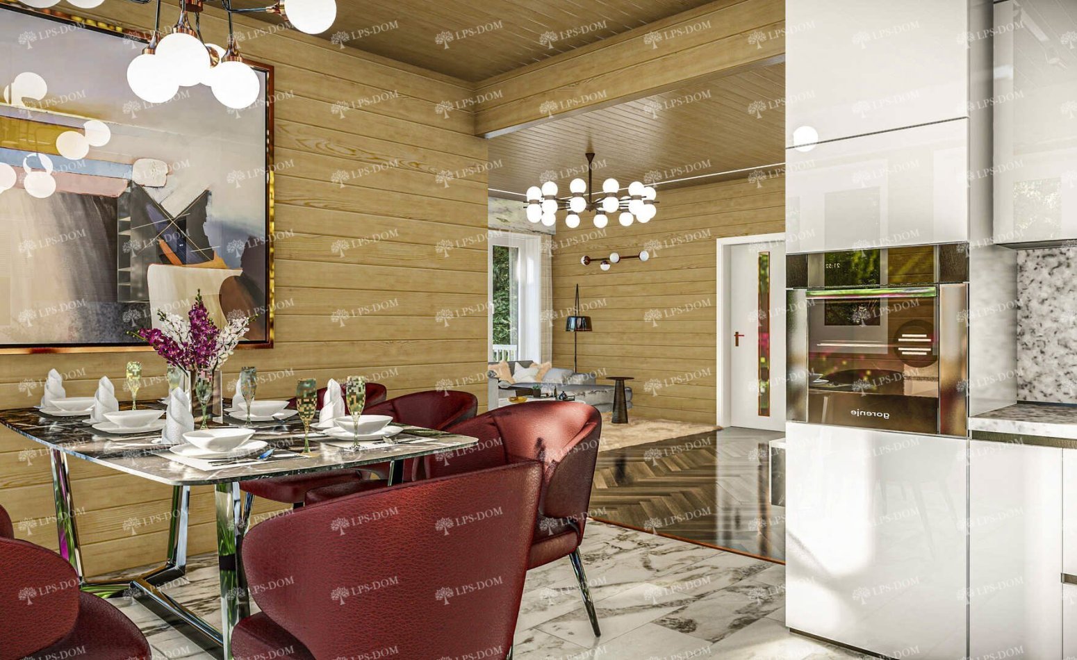 КАРКАСНЫЙ ДОМ ФОРЛИ фото интерьера 3