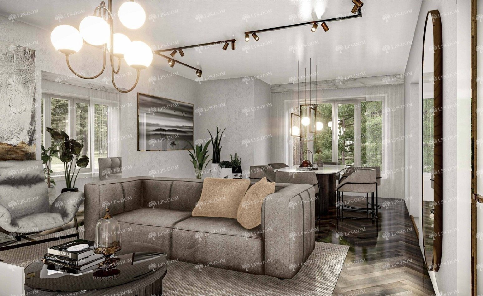 КАРКАСНЫЙ ДОМ МОСКВА фото интерьера 8