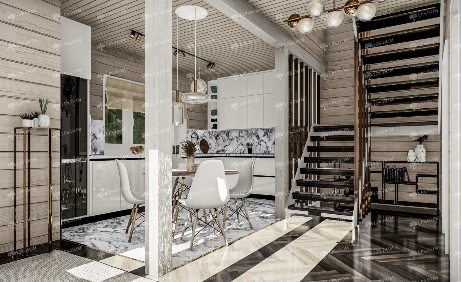 КАРКАСНЫЙ ДОМ СТРАСБУРГ фото интерьера 4