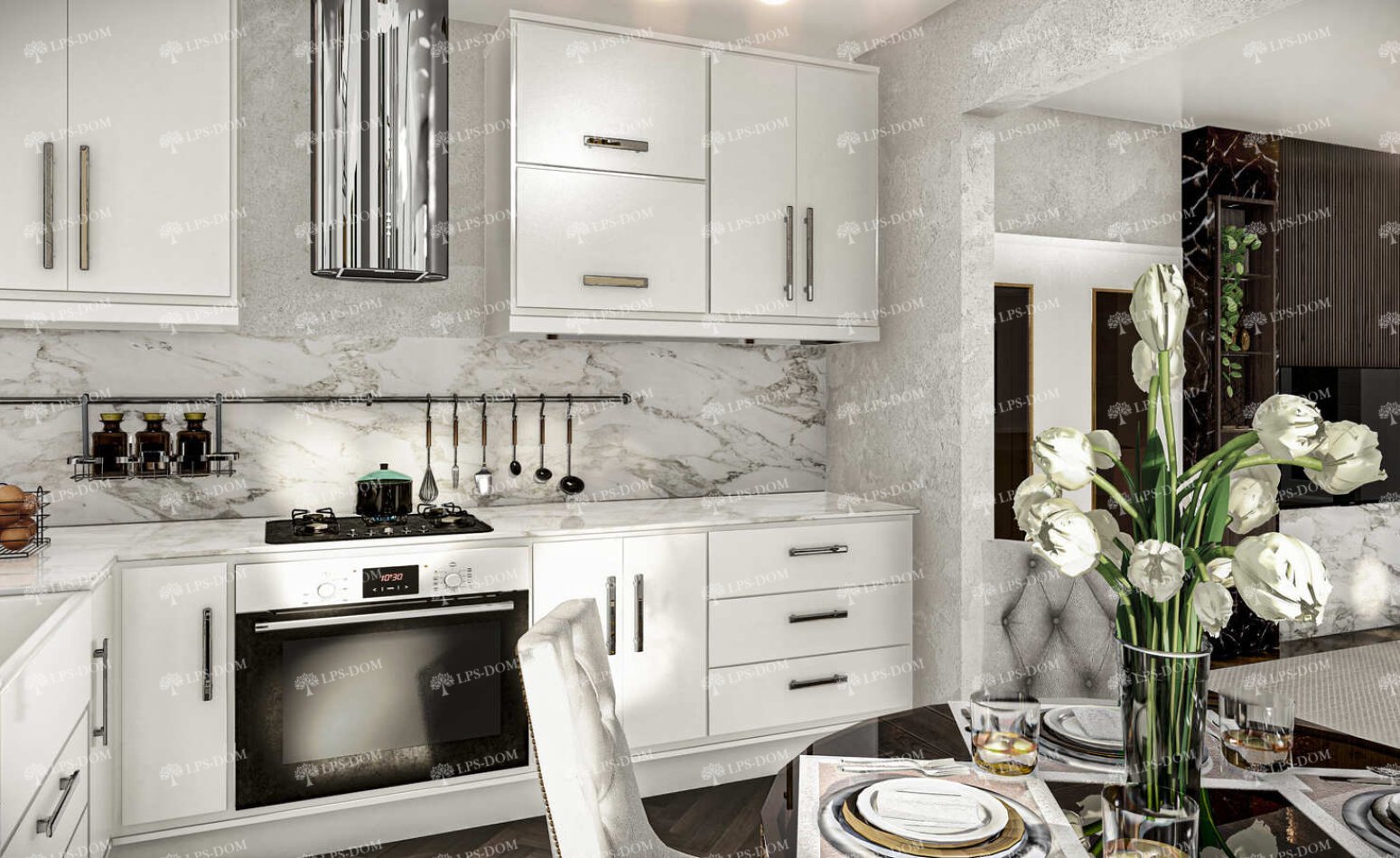 КАРКАСНЫЙ ДОМ БРЕВИК фото интерьера 3