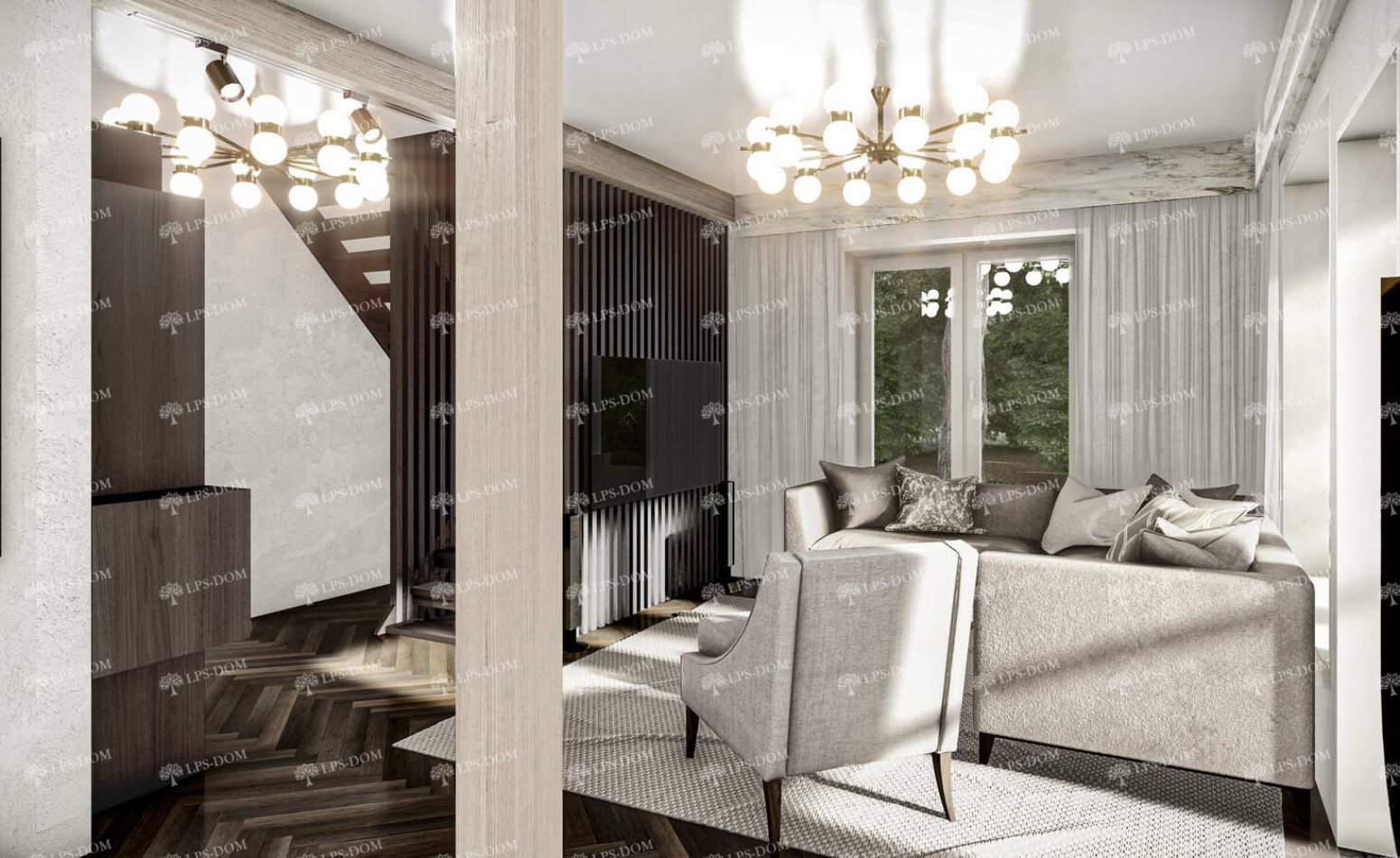 КАРКАСНЫЙ ДОМ ДЕЧИН фото интерьера 6