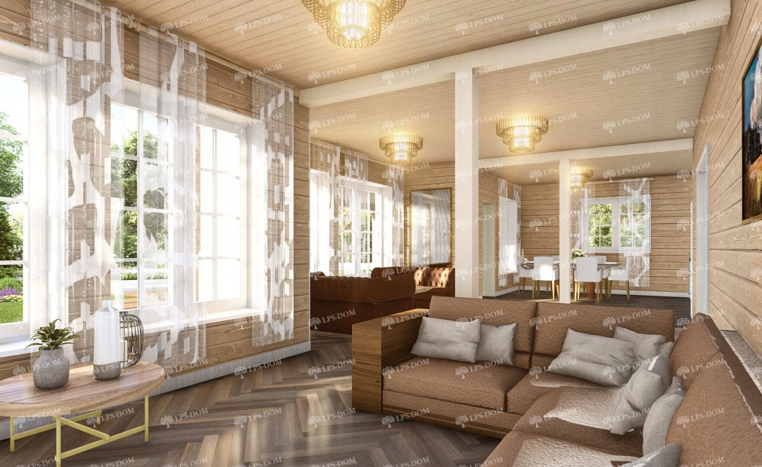 КАРКАСНЫЙ ДОМ АНТОНИ фото интерьера 6