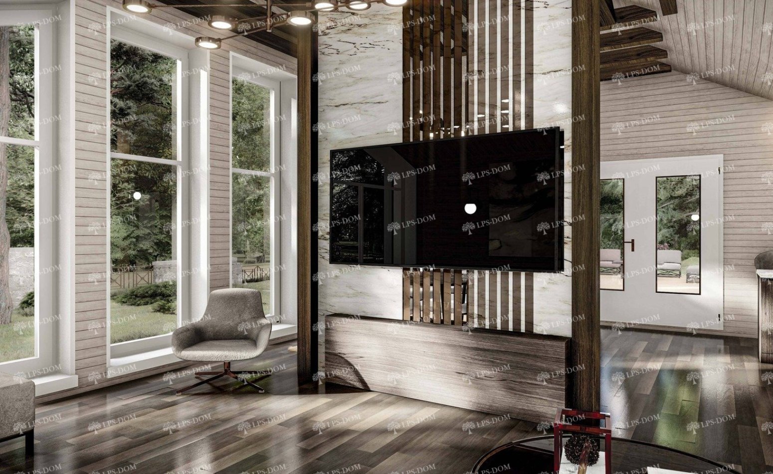 КАРКАСНЫЙ ДОМ БРАГА фото интерьера 7