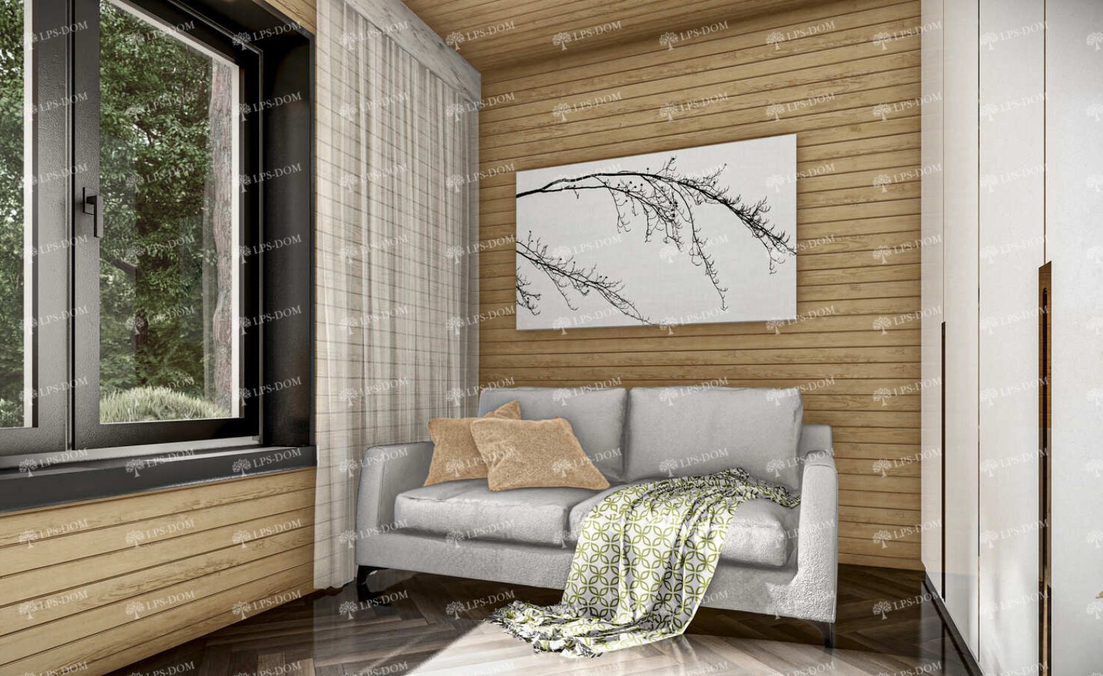 КАРКАСНЫЙ ДОМ МОНЦА фото интерьера 10