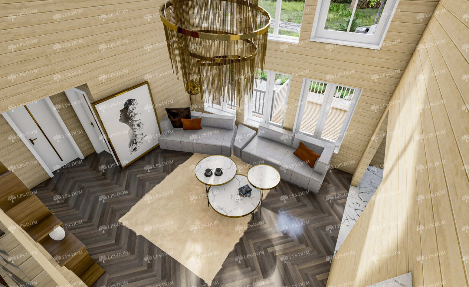 КАРКАСНЫЙ ДОМ НОРИДЖ фото интерьера 6