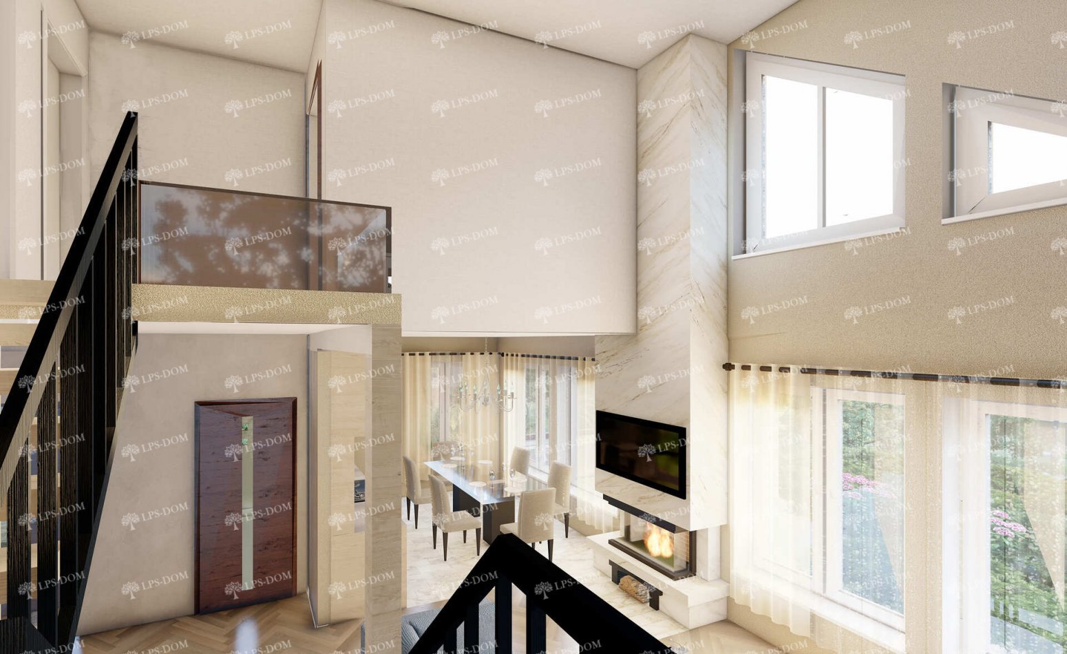 КАРКАСНЫЙ ДОМ МОНТЕРОСА фото интерьера 9