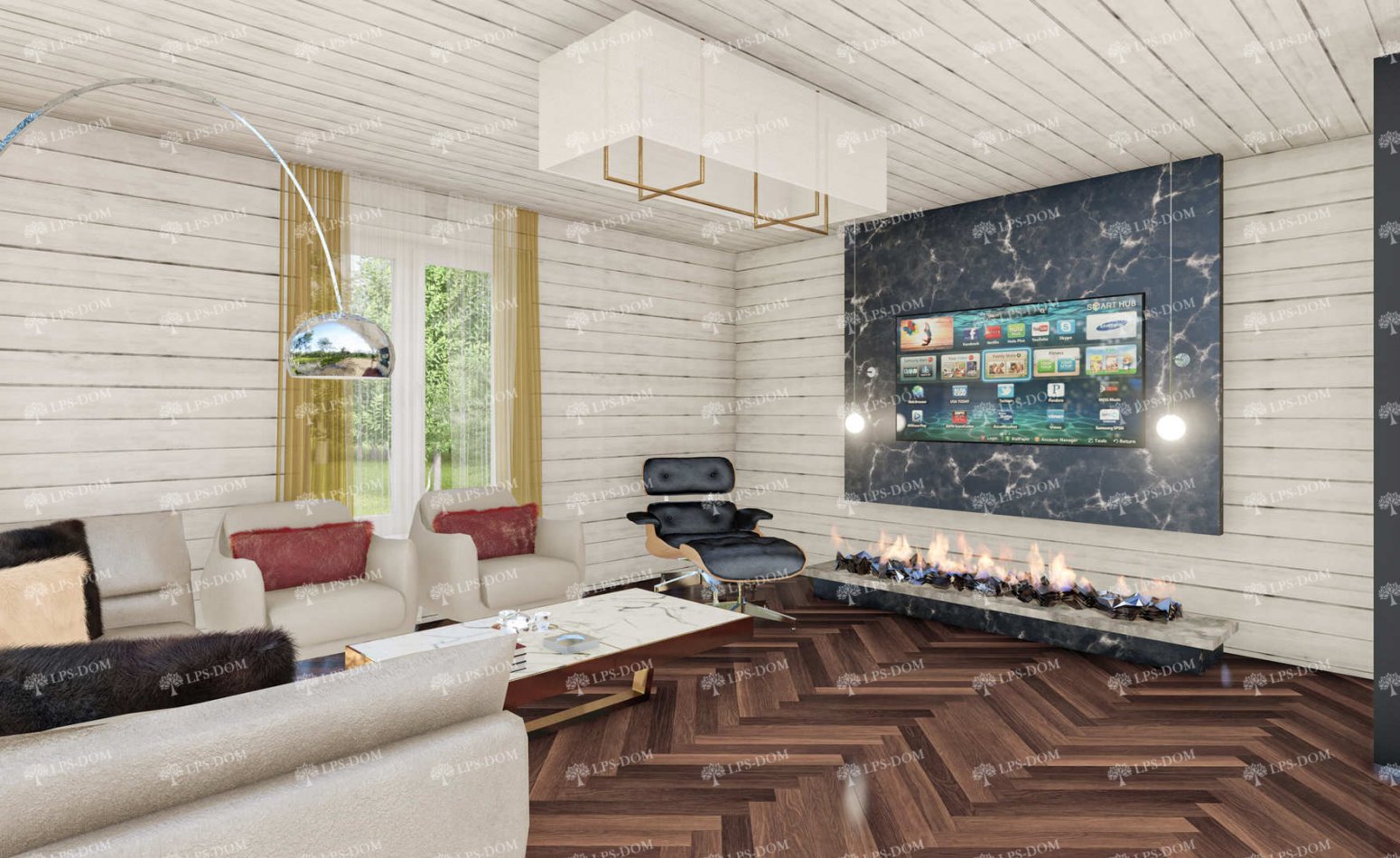 КАРКАСНЫЙ ДОМ ЛИМОЖ фото интерьера 8