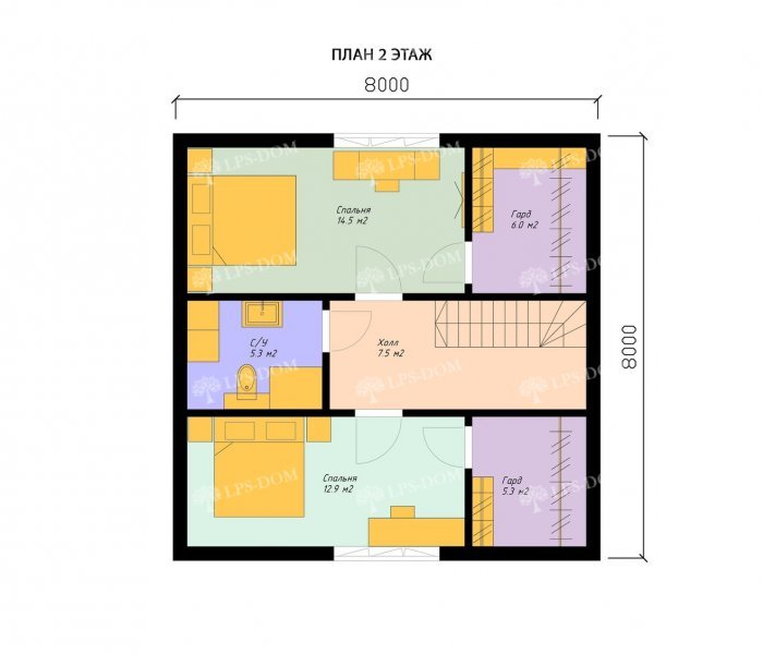 КАРКАСНЫЙ ДОМ РОЛИ планировка 2