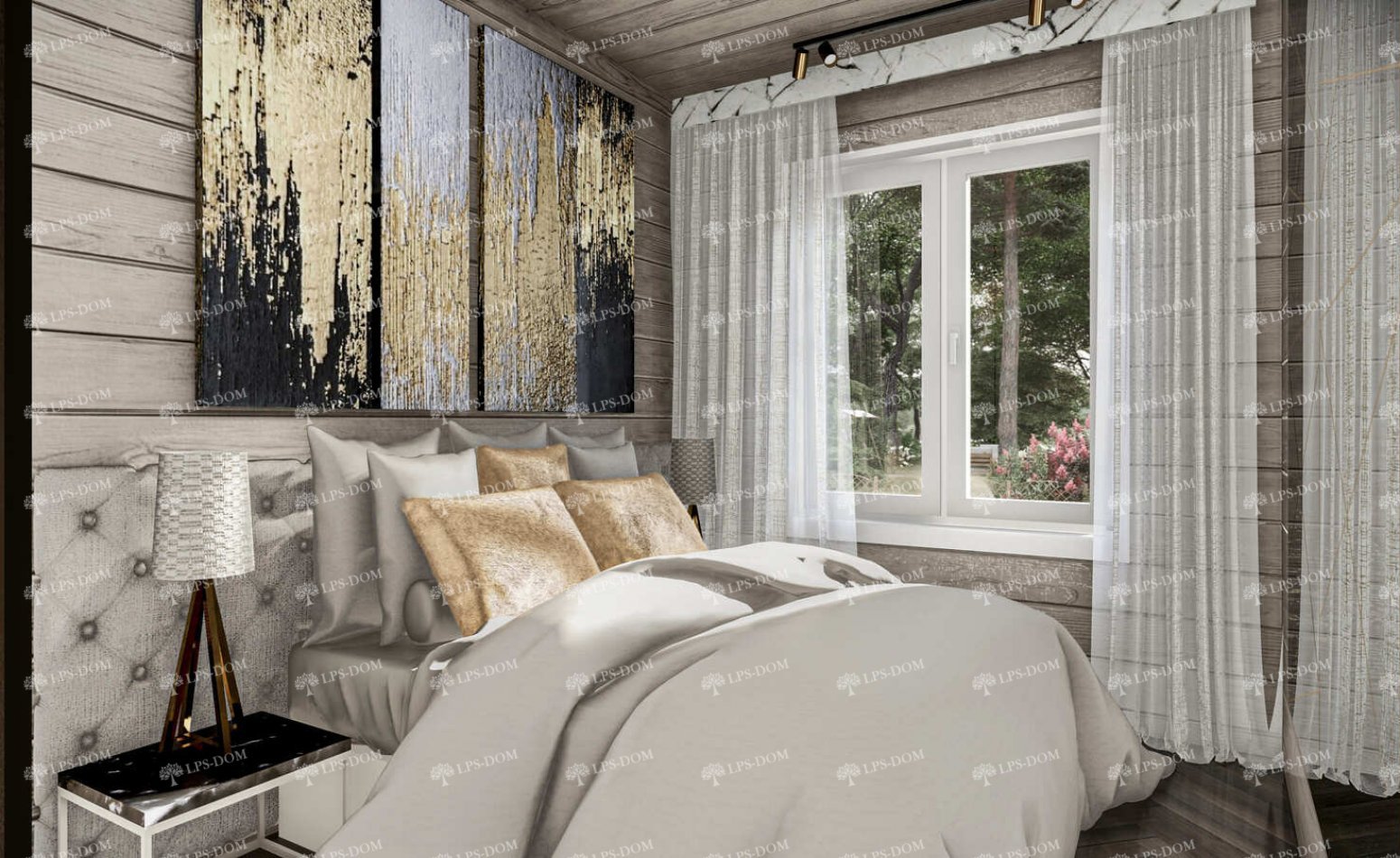 КАРКАСНЫЙ ДОМ ГРИМСТАД фото интерьера 7