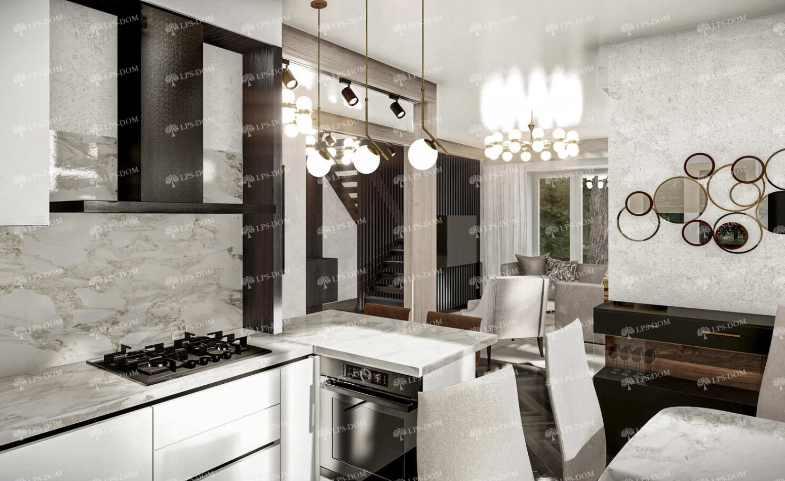 КАРКАСНЫЙ ДОМ ДЕЧИН фото интерьера 5