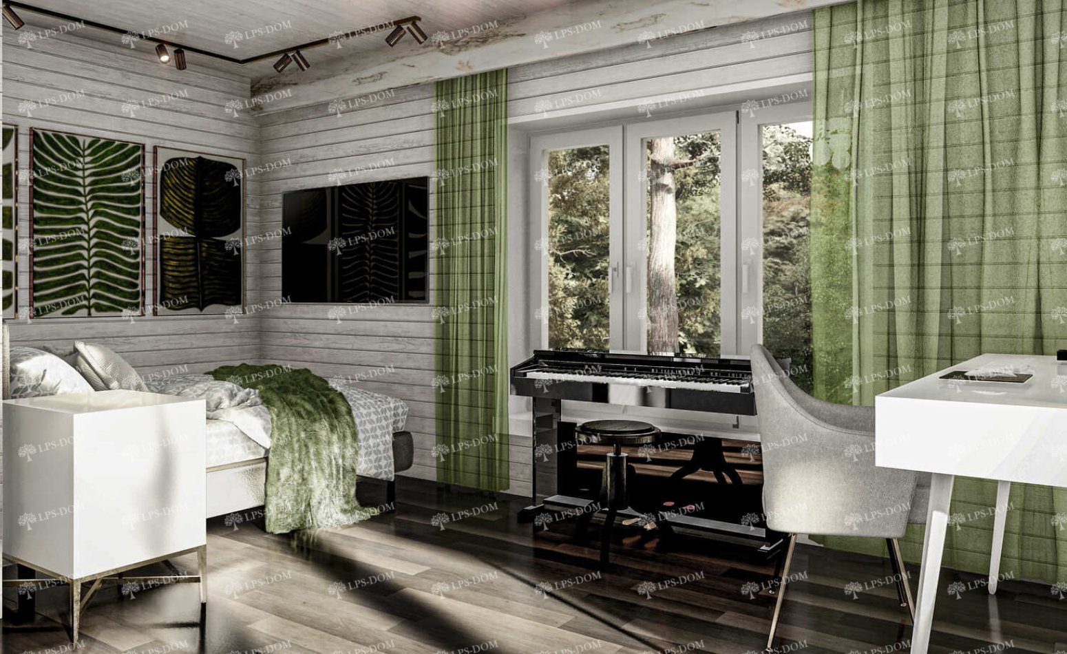 КАРКАСНЫЙ ДОМ ИМПЕРИЯ фото интерьера 11