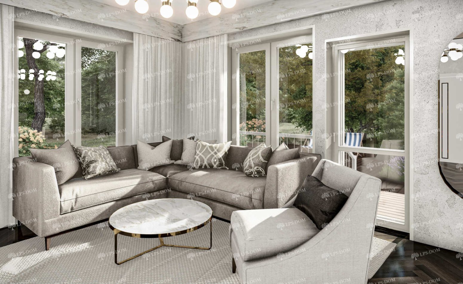 КАРКАСНЫЙ ДОМ ДЕЧИН фото интерьера 3