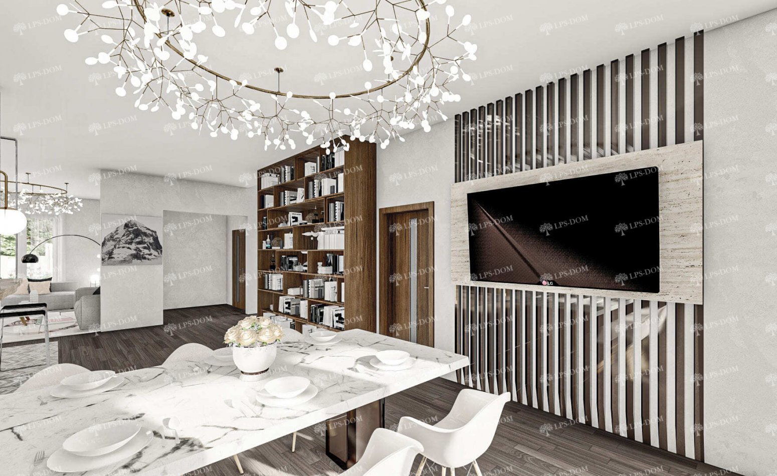 КАРКАСНЫЙ ДОМ ГАП фото интерьера 18