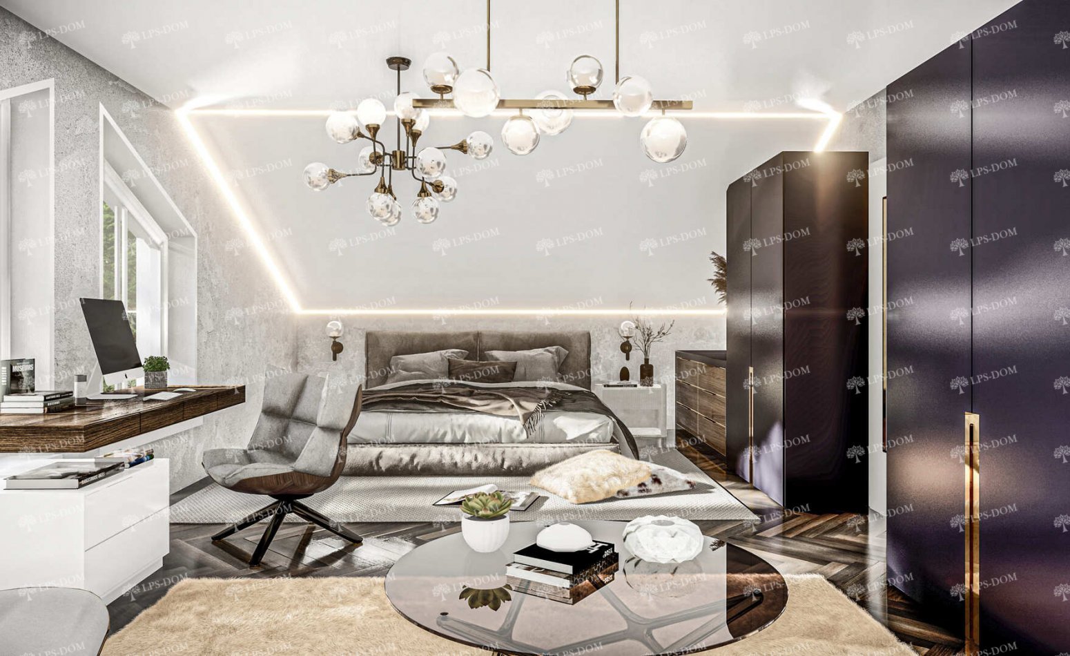 КАРКАСНЫЙ ДОМ БЕРЛИНГТОН фото интерьера 7