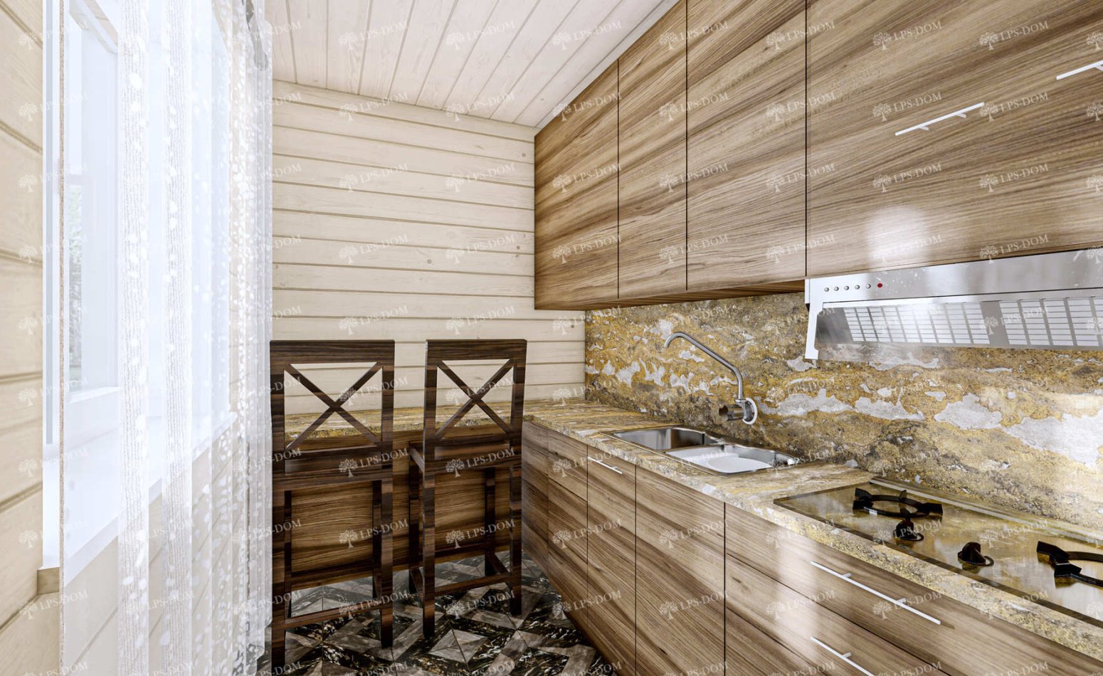 КАРКАСНЫЙ ДОМ АСГАРД фото интерьера 3