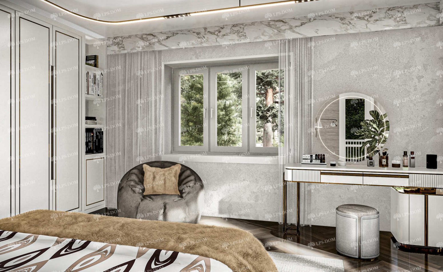 КАРКАСНЫЙ ДОМ КИРКИНЕС фото интерьера 14