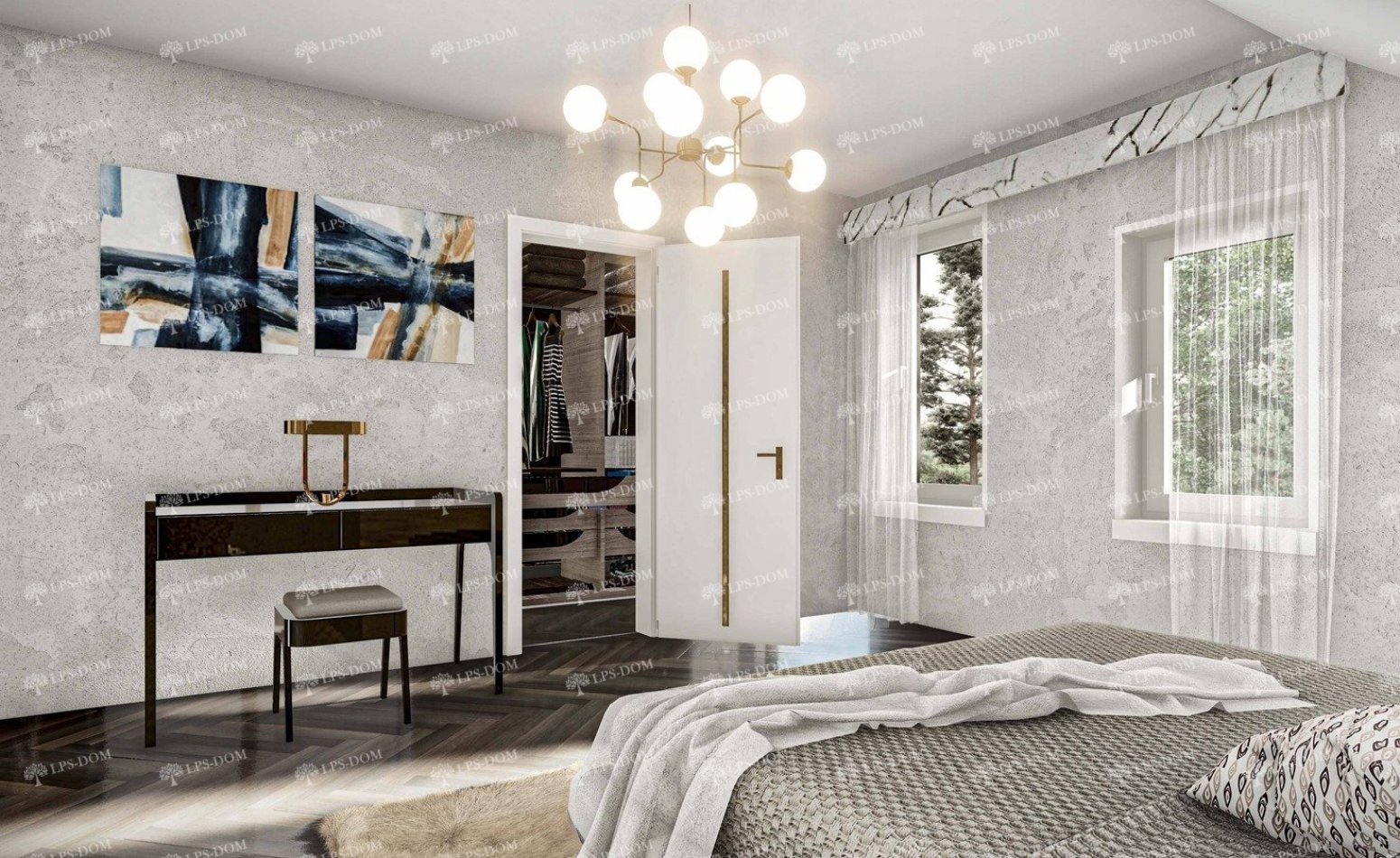 КАРКАСНЫЙ ДОМ НАНСИ фото интерьера 5