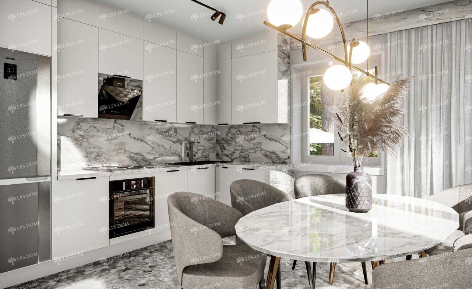 КАРКАСНЫЙ ДОМ МОНЦА фото интерьера 12