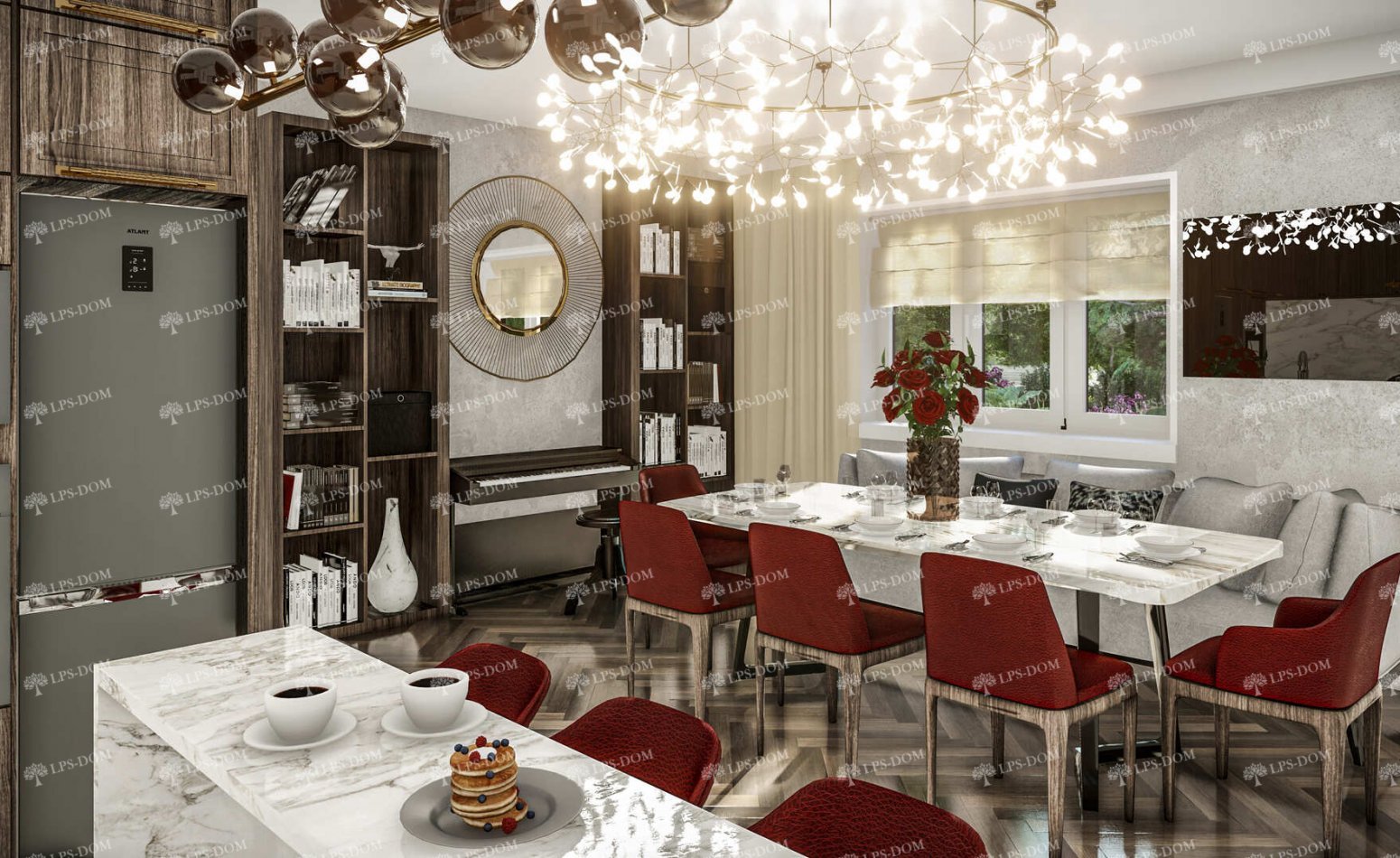 КАРКАСНЫЙ ДОМ АРЕЦЦО фото интерьера 4