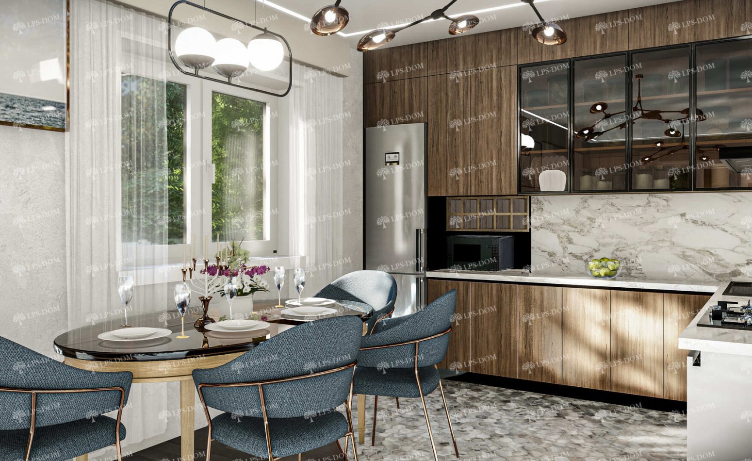 КАРКАСНЫЙ ДОМ САН РАФАЭЛЬ фото интерьера 3