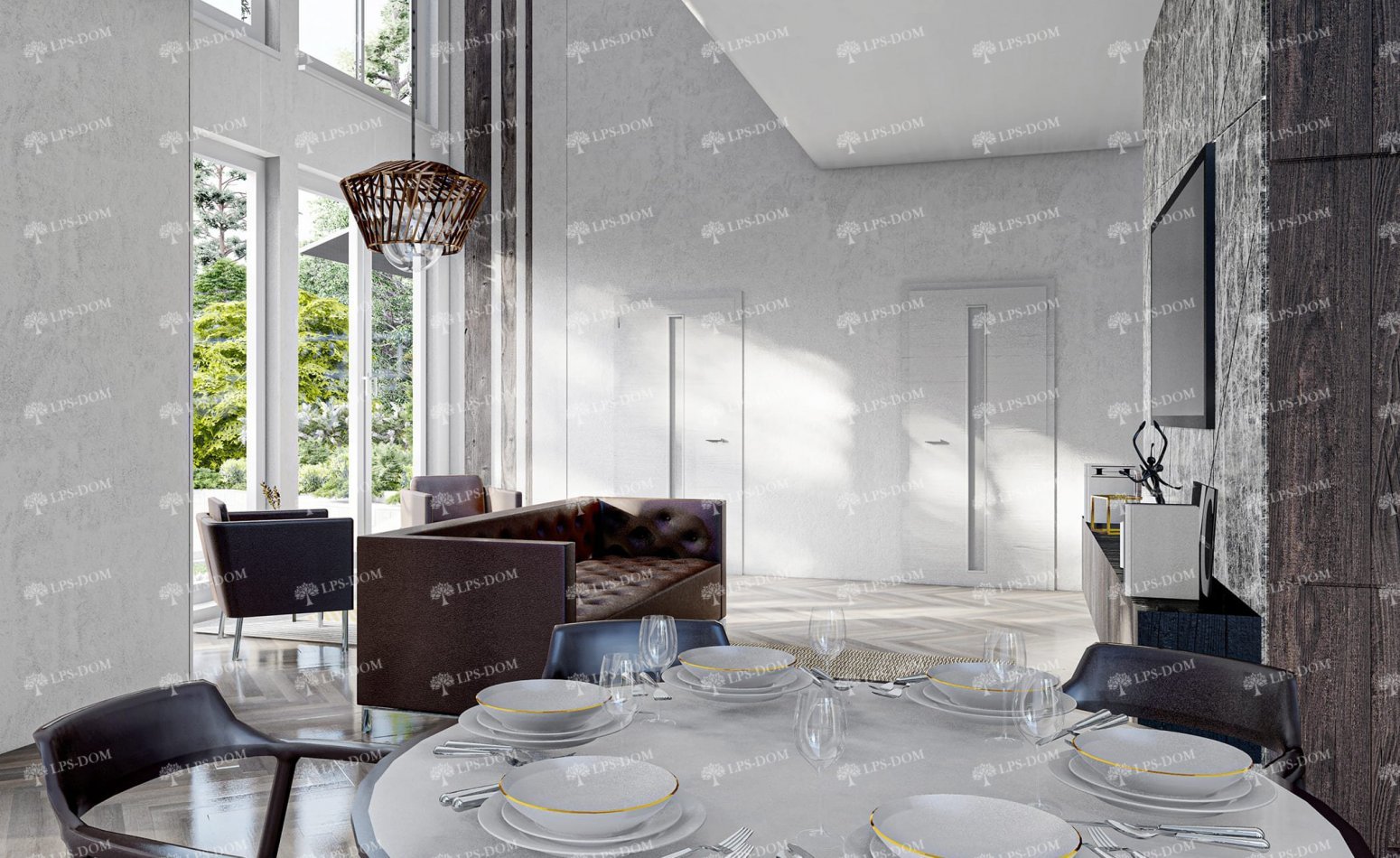 КАРКАСНЫЙ ДОМ ДИЖОН фото интерьера 4