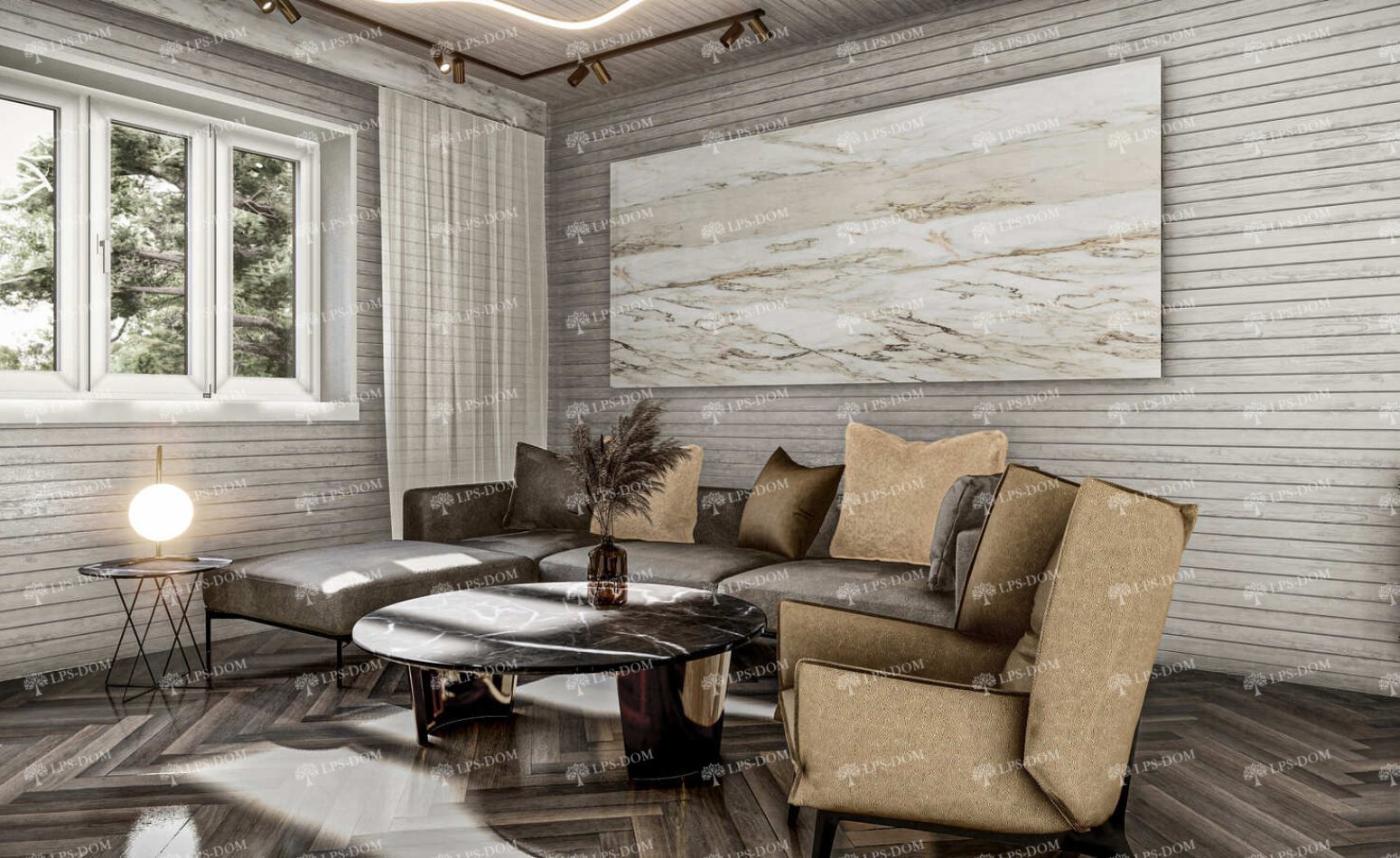 КАРКАСНЫЙ ДОМ ОУЛУ фото интерьера 10