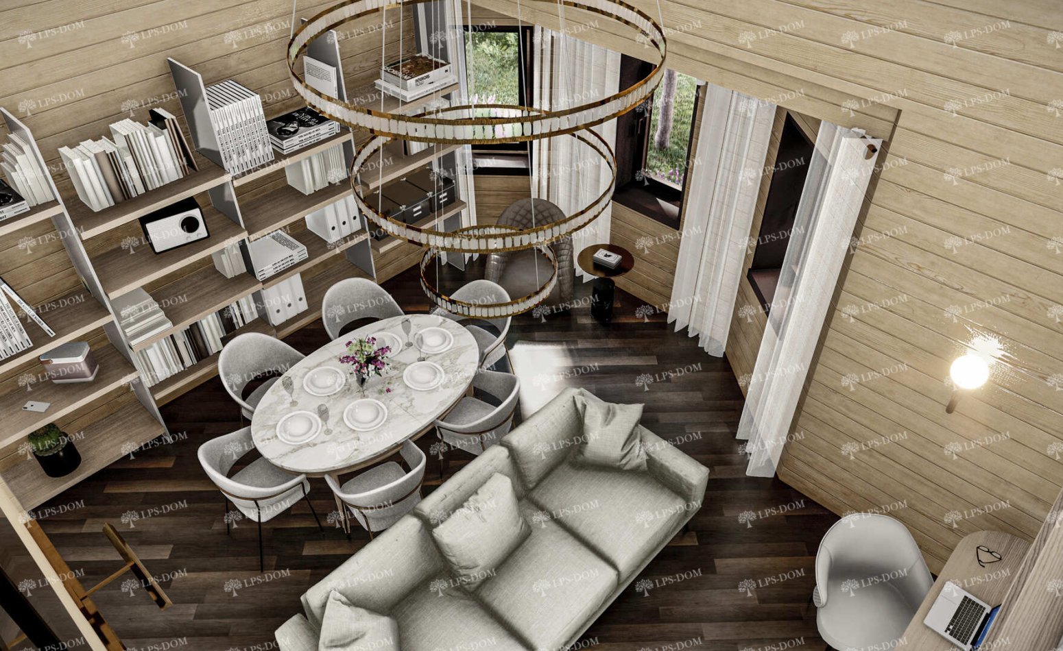 КАРКАСНЫЙ ДОМ ЗАЛЬЦБУРГ фото интерьера 10