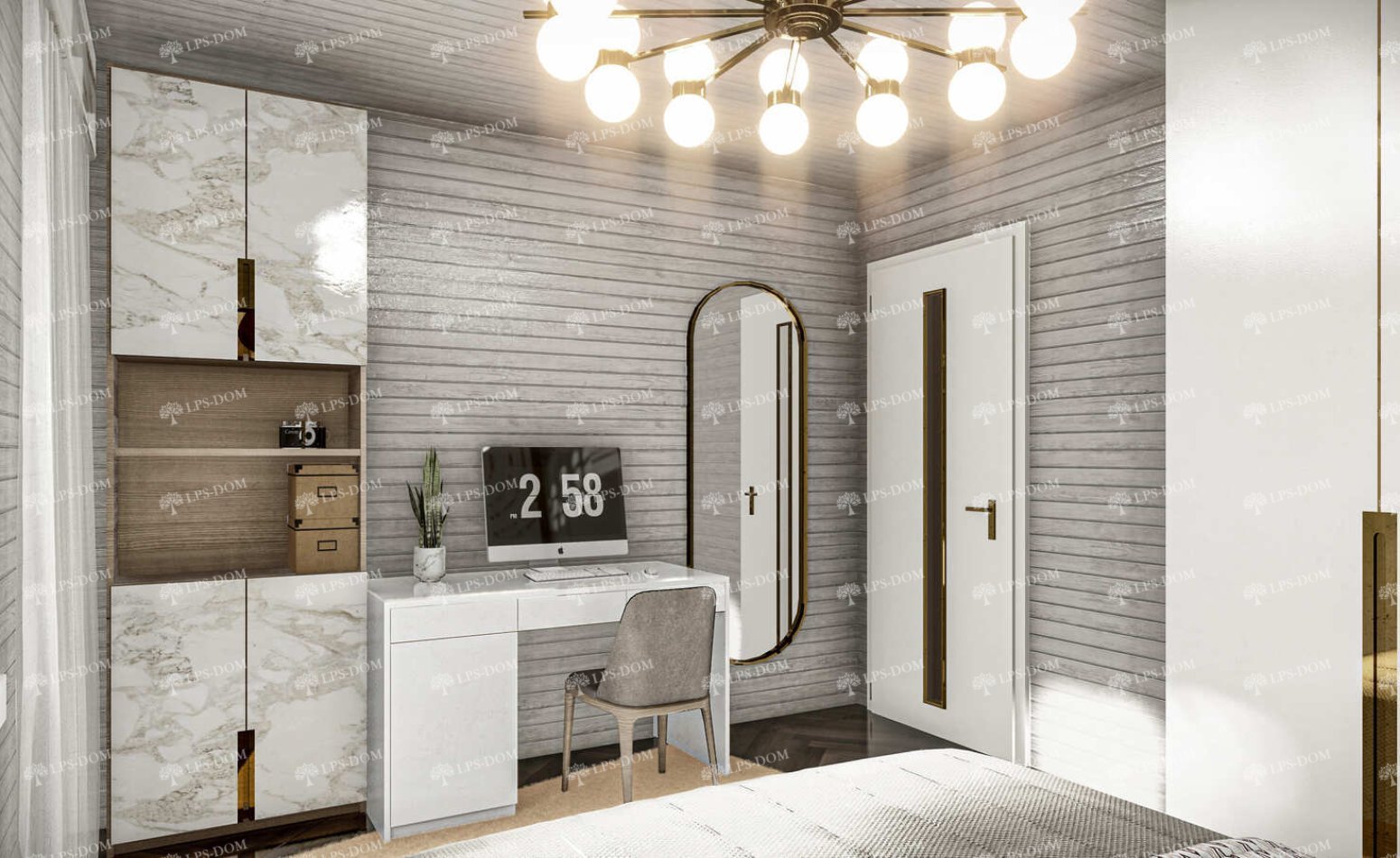 КАРКАСНЫЙ ДОМ ОУЛУ фото интерьера 6