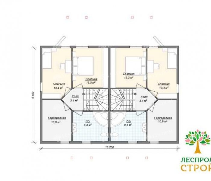 КАРКАСНЫЙ ДОМ СЕМЕЙНЫЙ ОЧАГ планировка 2