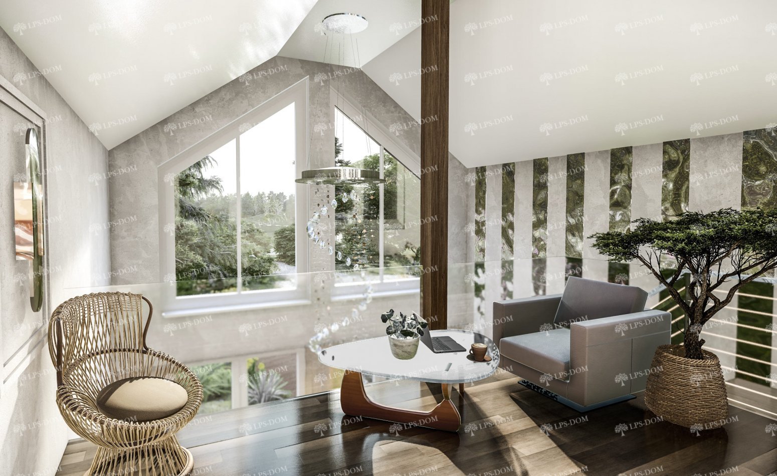 КАРКАСНЫЙ ДОМ МОНПЕЛЬЕ фото интерьера 6