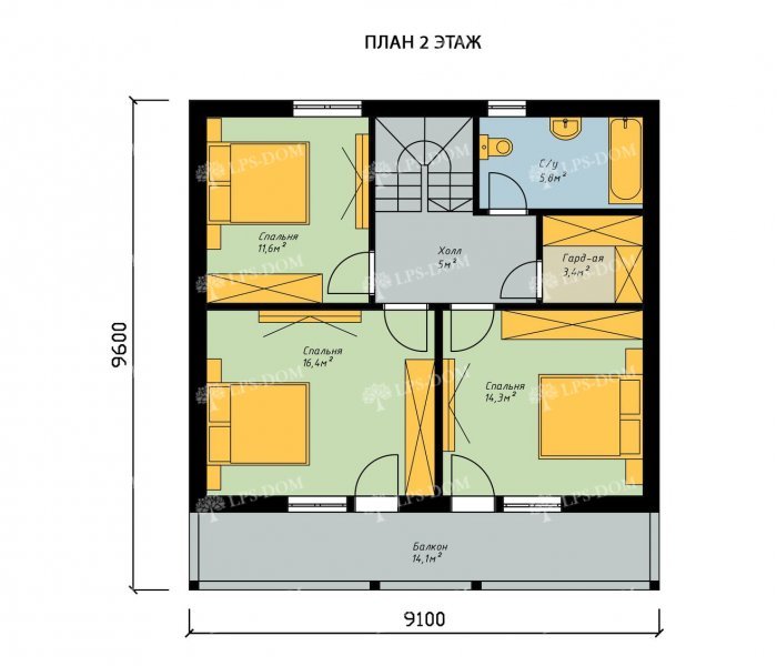 КАРКАСНЫЙ ДОМ СЕВИЛЬЯ планировка 2