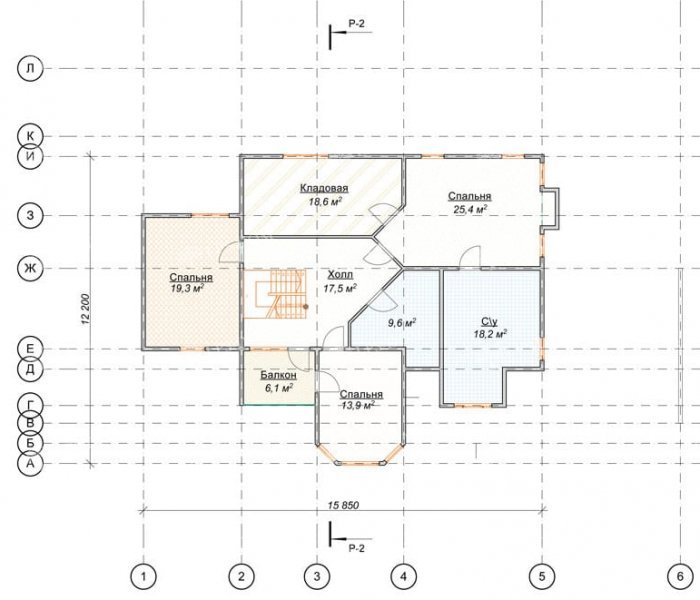 КАРКАСНЫЙ ДОМ ОЛИМПИЯ планировка 2