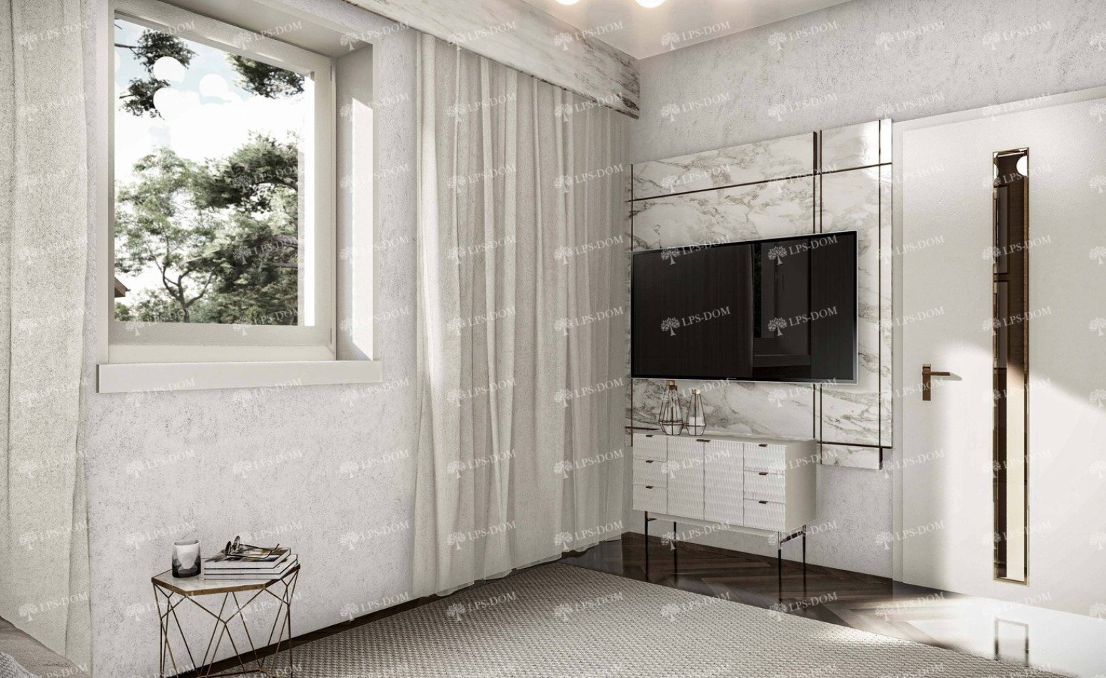 КАРКАСНЫЙ ДОМ ПАРМА фото интерьера 8