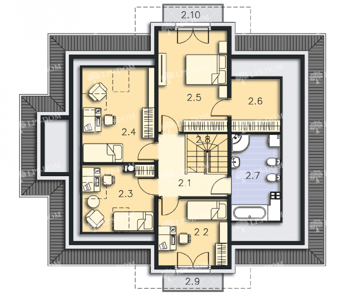 КАРКАСНЫЙ ДОМ КАРФАГЕН планировка 2