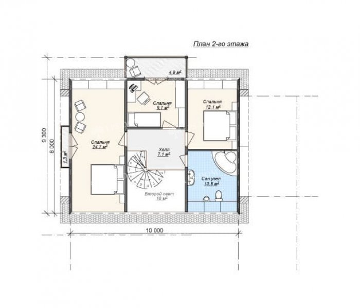 КАРКАСНЫЙ ДОМ РИМСКИЙ планировка 2