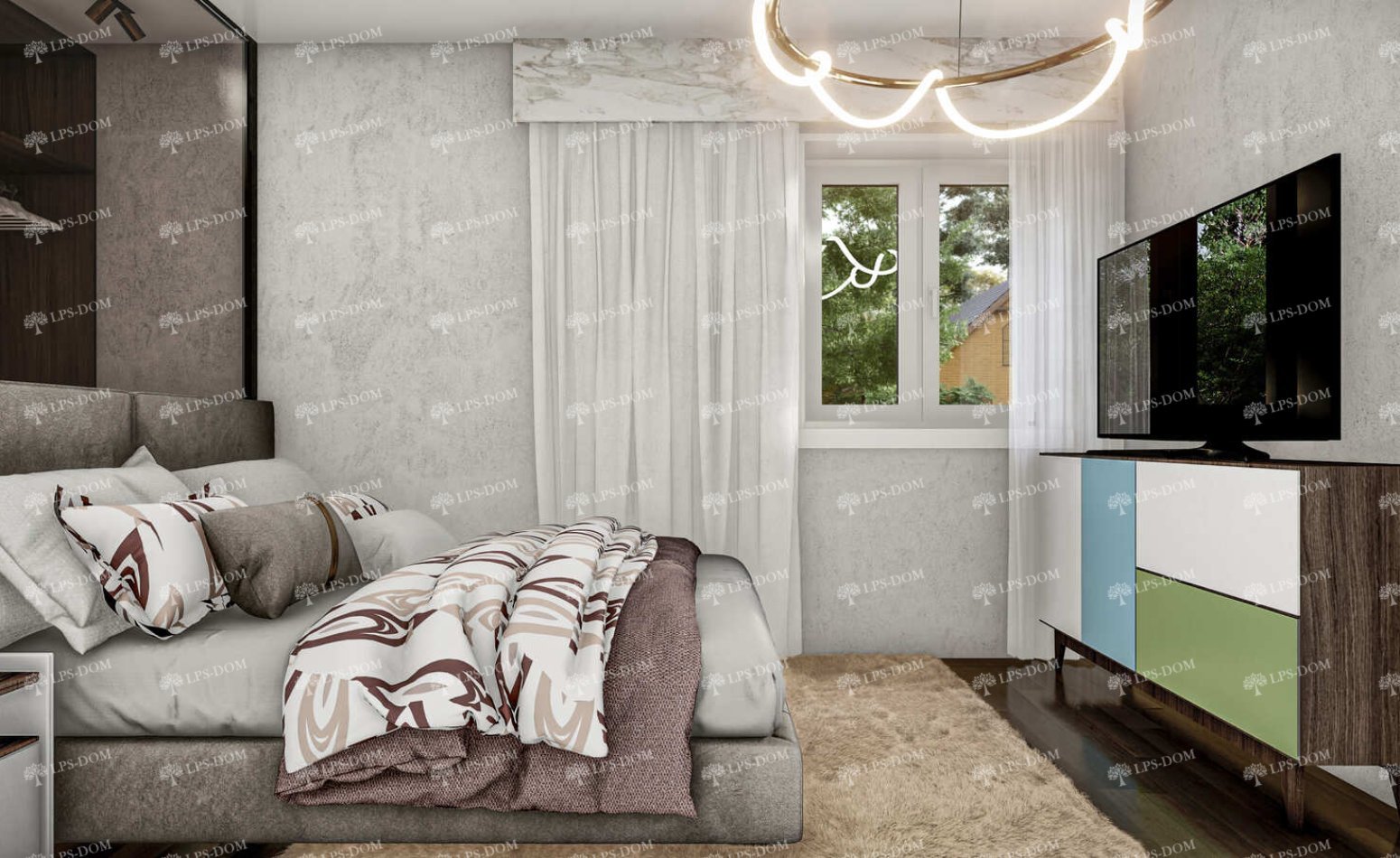 КАРКАСНЫЙ ДОМ САН ДЕНИ фото интерьера 7