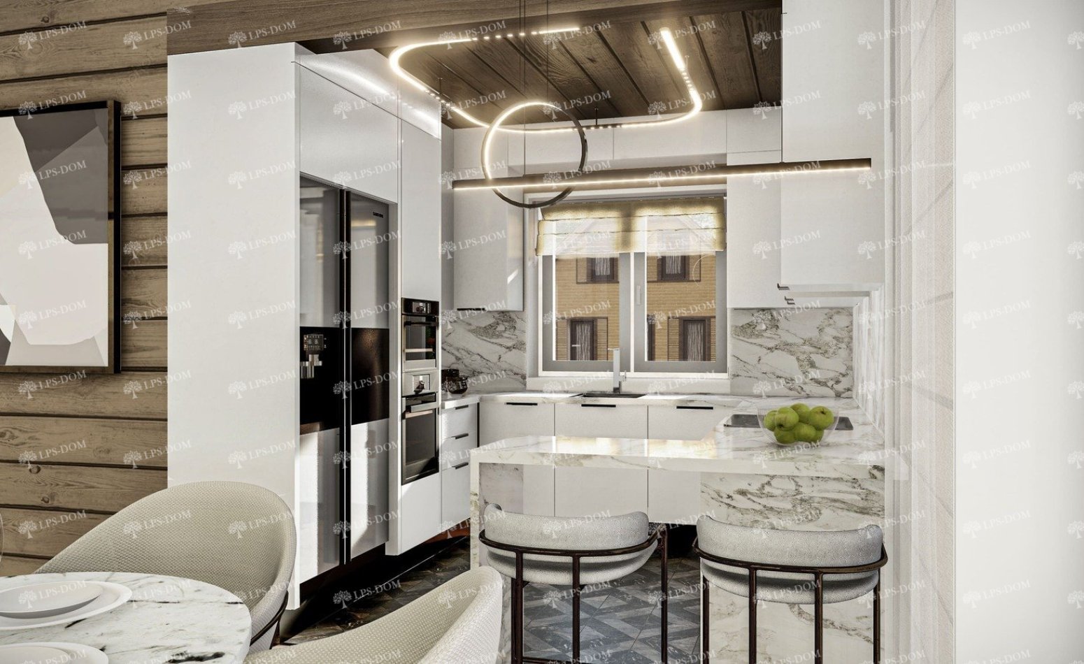 КАРКАСНЫЙ ДОМ КАТАНИЯ фото интерьера 11