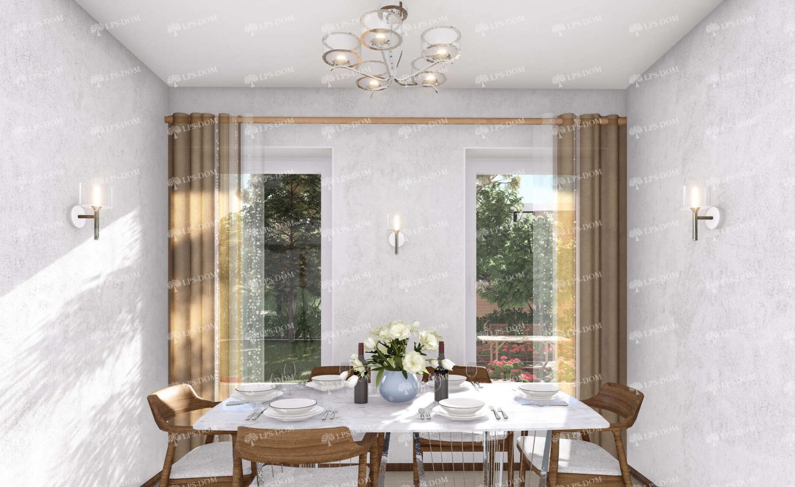 КАРКАСНЫЙ ДОМ ИТАЛЬЯНЕЦ фото интерьера 11