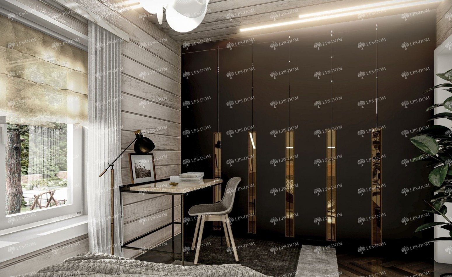 КАРКАСНЫЙ ДОМ СОВИНЬОН фото интерьера 12