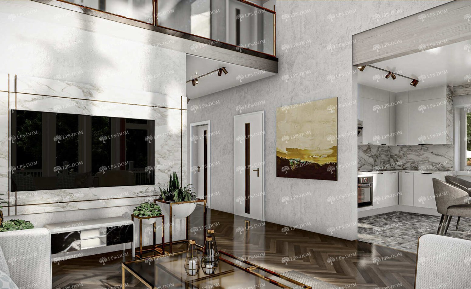 КАРКАСНЫЙ ДОМ МОНЦА фото интерьера 16