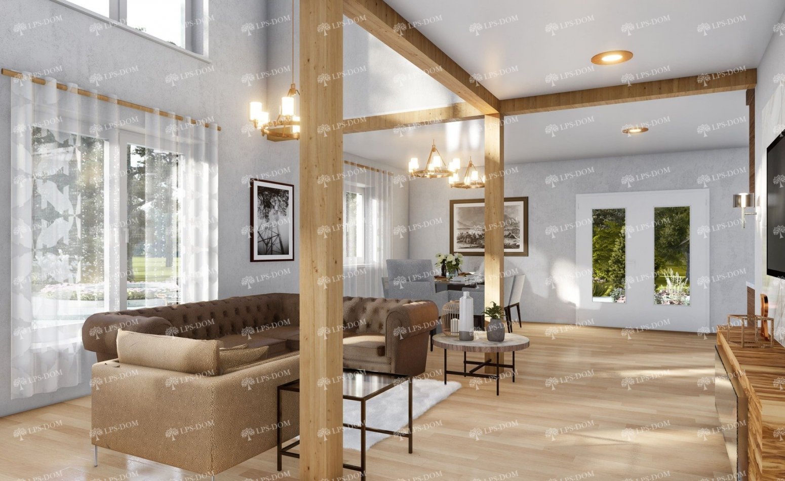 КАРКАСНЫЙ ДОМ ИОКОГАМА фото интерьера 5