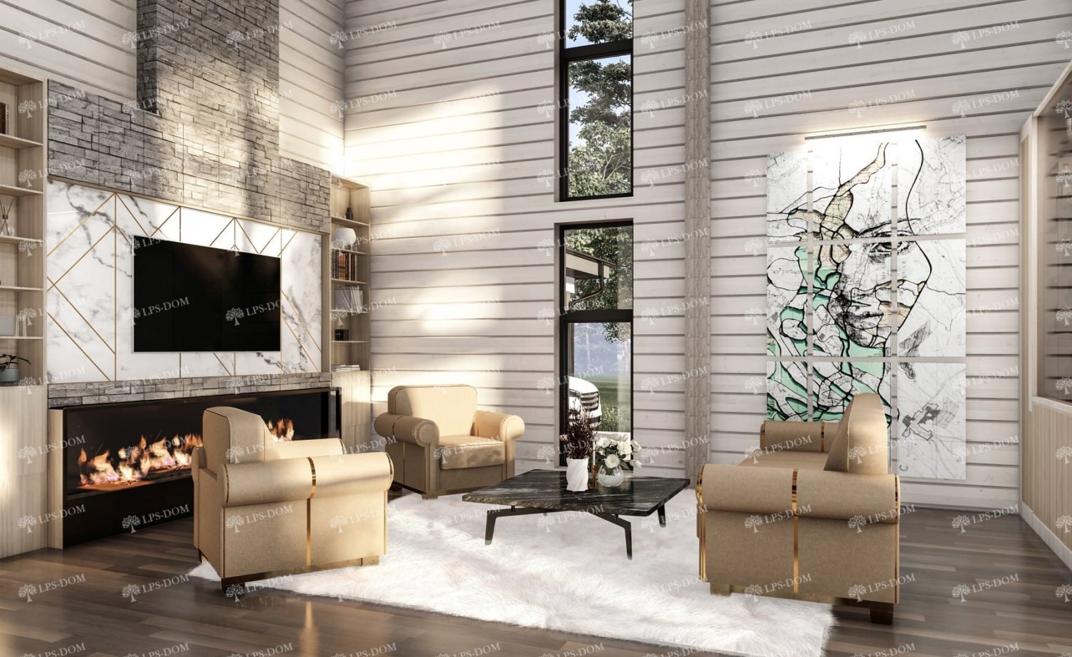 ПРОЕКТ КОПЕНГАГЕН фото интерьера 5