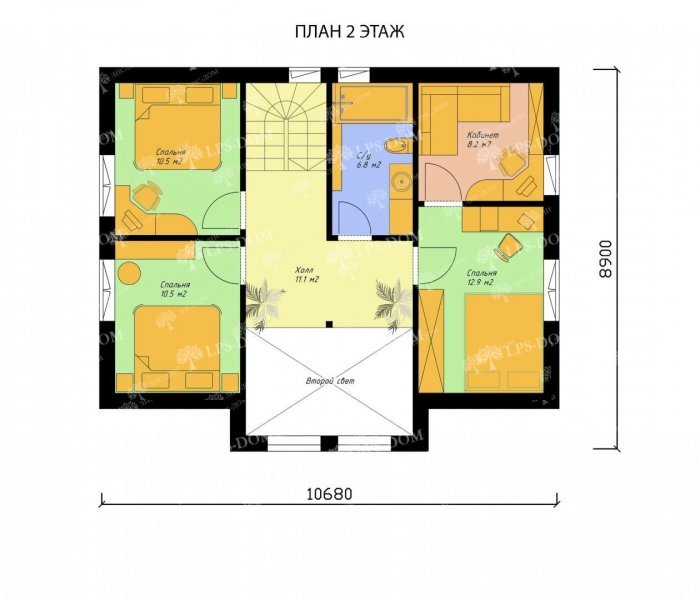 КАРКАСНЫЙ ДОМ САРАГОСА планировка 2