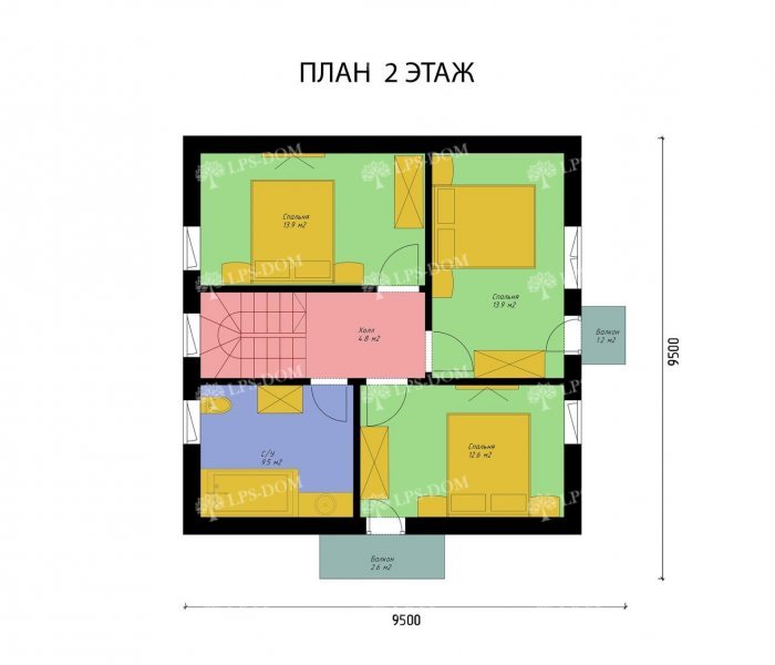 КАРКАСНЫЙ ДОМ СЮРЕН планировка 2
